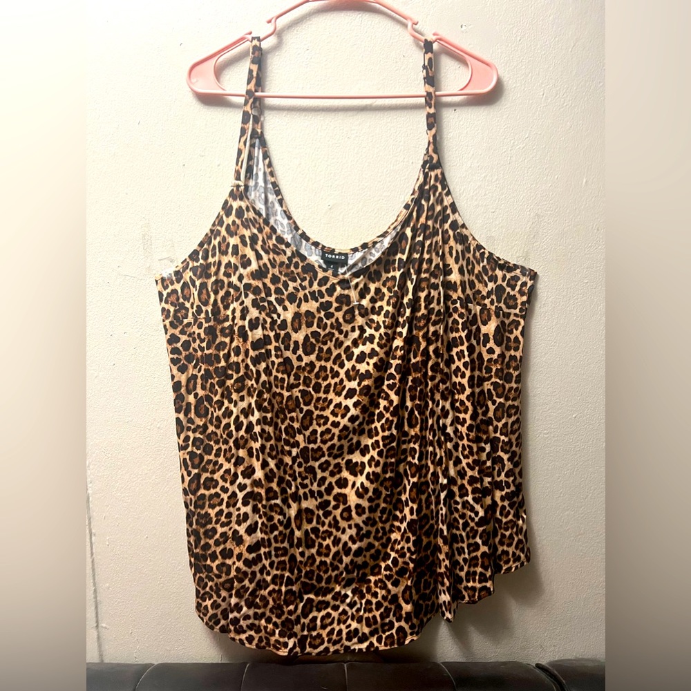 Torrid Leopard Print Tank 4XL